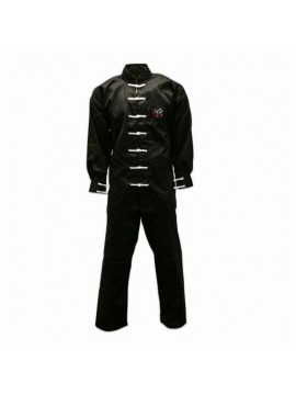 black karate uniform suit